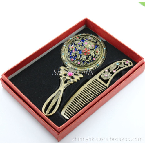 Shinny Gifts 3D OWL Design Compact Mirror with Comb Promo Gifts